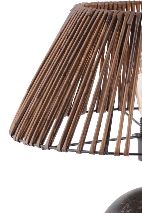 Opviq Balloon Bamboo Lámpara de Mesa Negro, Blanco y Dorado Opviq Balloon Bamboo Lámpara de Mesa Negro, Blanco y Dorado